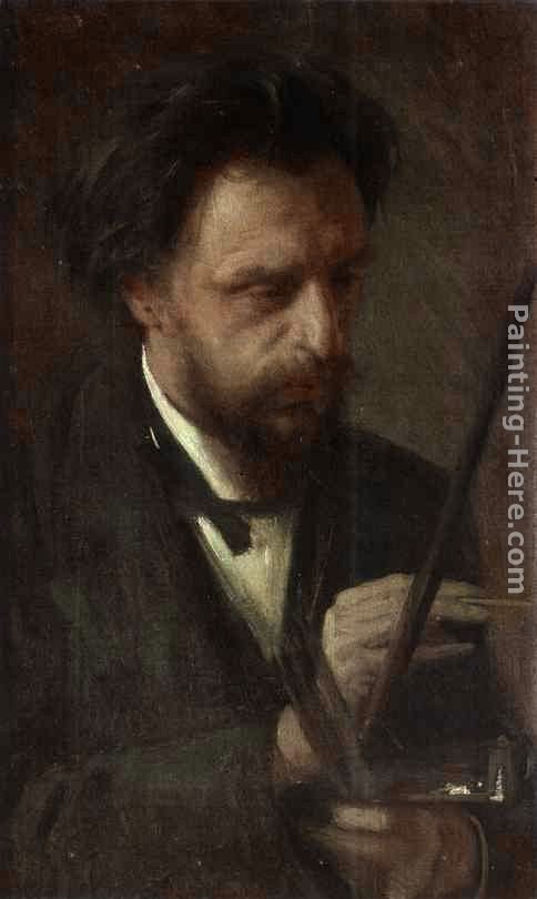 Ivan Nikolaevich Kramskoy Portrait of the Artist Grigory Myasoyedov